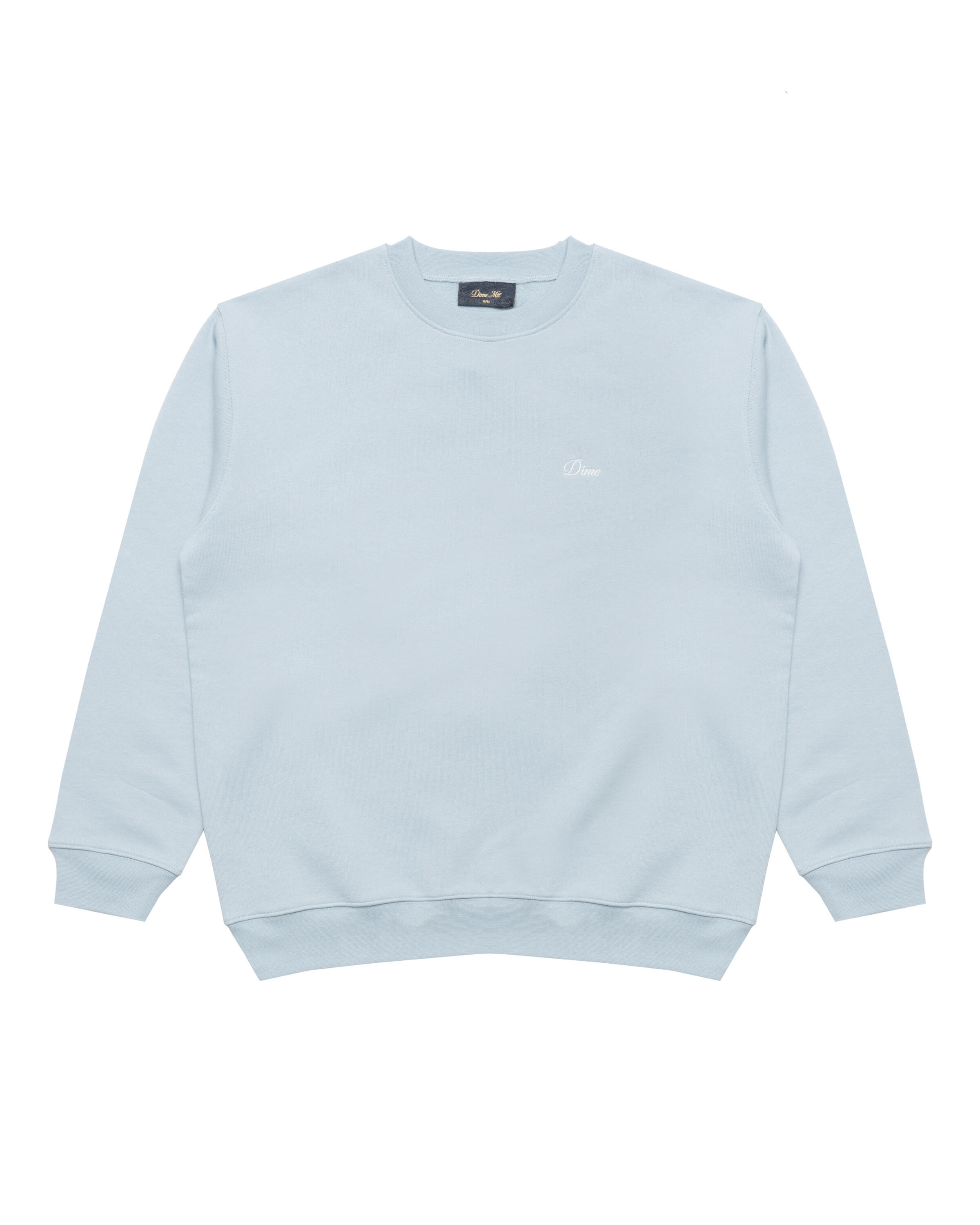 Dime Cursive Small Logo Crewneck | DIMESU2538BLU | AFEW STORE